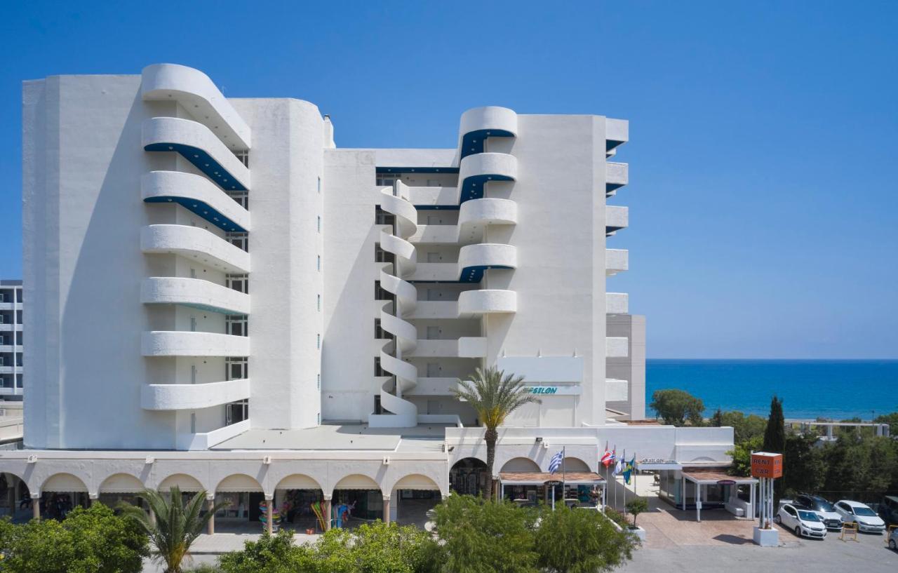 Epsilon Hotel Apartments Faliraki Exterior foto
